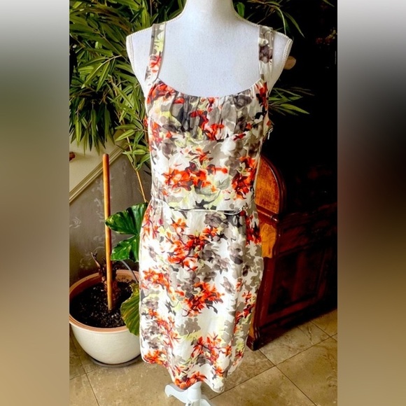 Banana Republic, ladies, sleeveless midi, dress size 10 fully lined - Picture 2 of 11
